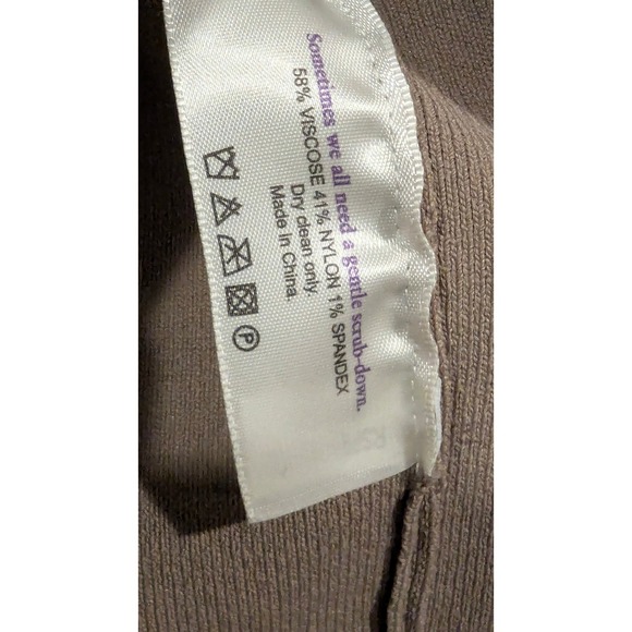 M.M.LaFleur Cardigan Taupe Knit Open Front Long Sleeve Women's M Luxury Office - Picture 4 of 8